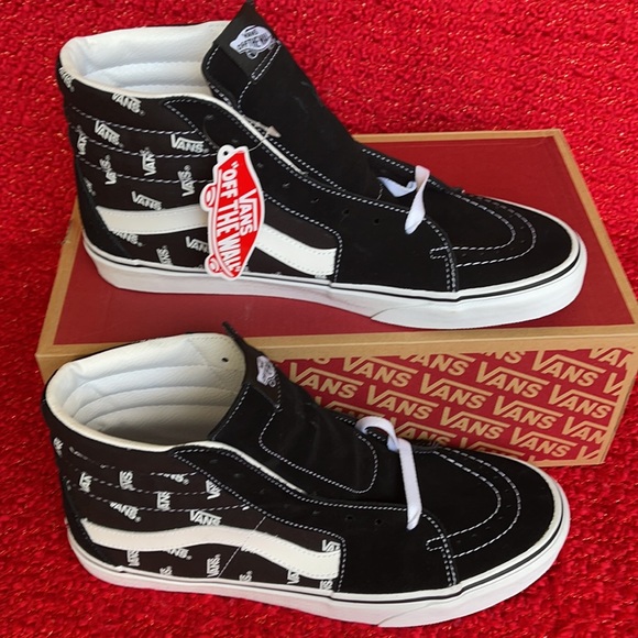 Vans Sk8-Hi Vans Black/True White MENS - Picture 2 of 16